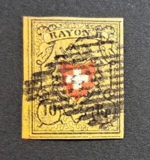 Rayon II T33 B1 / LO mit Plattenfehler 8, rote Anlagelinie