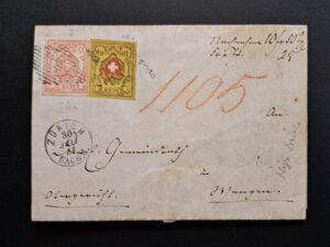 Rayon Buntfrankatur 16II (Stein D) & 20 Zürich nach Wangen