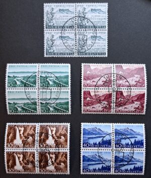 Pro Patria Serie 1954 Tag der Briefmarke Luzern 5.XII.1954