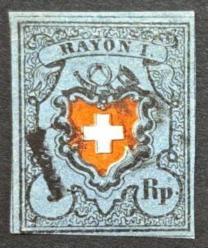 Rarität: Rayon I, 15I mit sehr seltenem P.P. von Zug