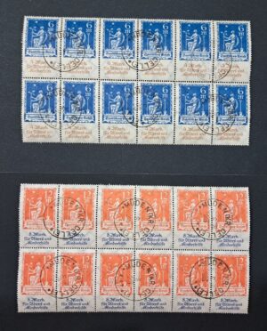 Lot Deutsches Reich Mi 233 & 234 ** & gestempelt