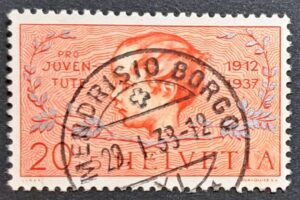 SBK J83 Retouche Vollstempel Mendrisio