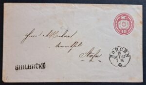 Tüblibrief mit seltenem Stabstempel von Sihlbrüke (Sihlbrücke)