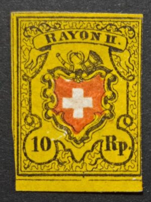 Luxus Rayon II T36 A3/LU mit Plattenfehler / Attest